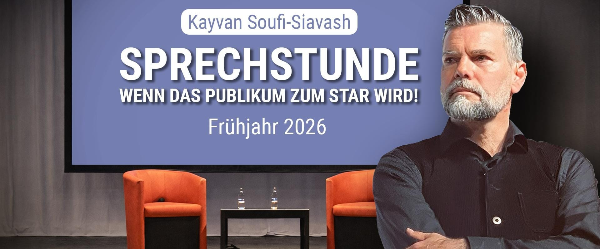 Sprechstunde – Kayvan auf Tour 2026: Neue Tourdaten – Jetzt Tickets holen!